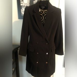 Black blazer dress perfect for work or an evening out. EUR 42, US 10, UK 14